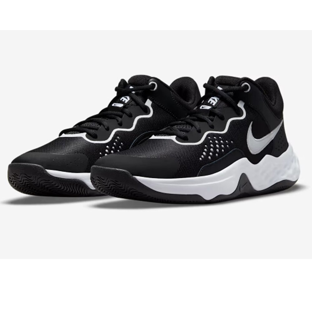 Men's 12 - Nike Fly By Mid 3 Basketball Sneaker Black/White -DD9311-003